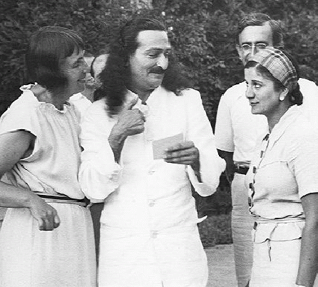 Baba med elskere fra Vesten, Cannes, 1937
